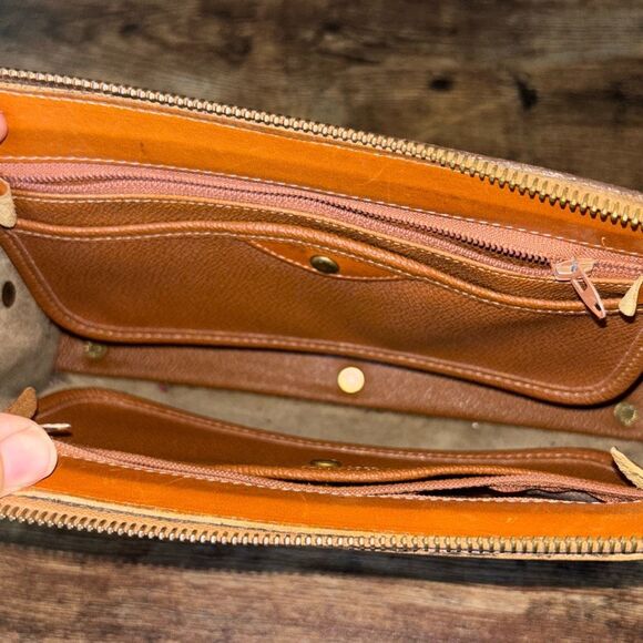 Dooney & Bourke Brown and Tan Crossbody Bag - Picture 10 of 12